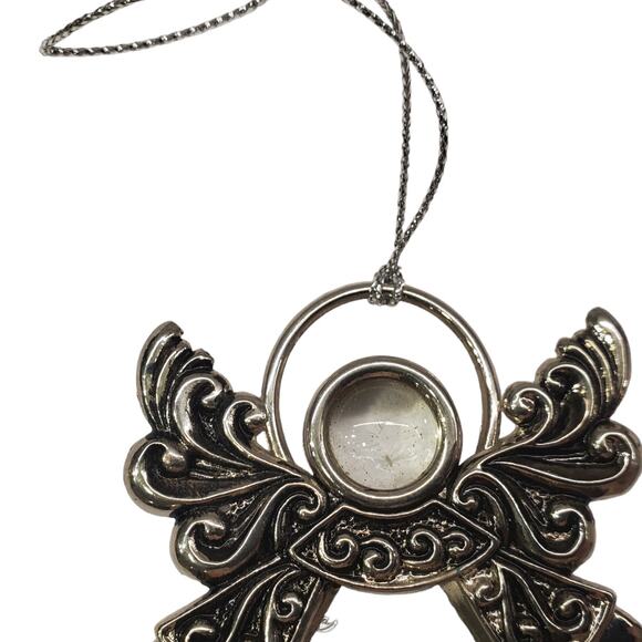 Ganz Glass Angel Ornament Peace Love Joy Christmas Ornament - Picture 2 of 9